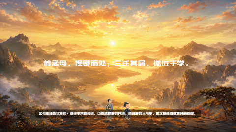 孟母三迁