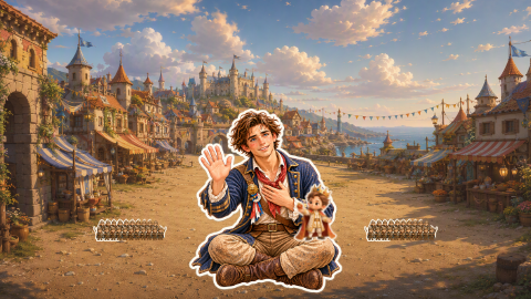 Gulliver in Lilliput